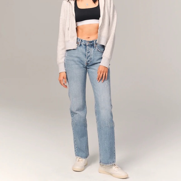 Abercrombie & Fitch Denim - Abercrombie 90s low rise baggy jeans NEW